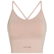 Bustieră Icebreaker Merino Blend 260 Seamless Rib Strappy Tank roz PINK QUARTZ
