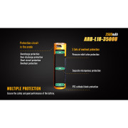 Baterie reîncărcabilă Fenix 18650 3500 mAh USB Li-ion