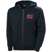 Hanorac bărbați Helly Hansen Hh Logo Full Zip Hoodie 2.0 albastru închis Navy