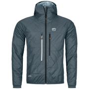 Geacă bărbați Ortovox Swisswool Piz Boe Jacket Men's gri închis Dark Arctic Grey