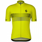 Tricou de ciclism bărbați Scott RC Team 10 SS galben/negru