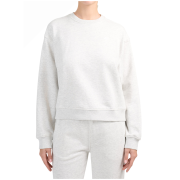 Hanorac femei 4F Sweatshirt F2534 gri deschis Cold Light Grey Melange