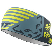 Bentiță Dynafit Graphic Performance Headband albastru/galben 3161 - smoke blue/0720 FLAG