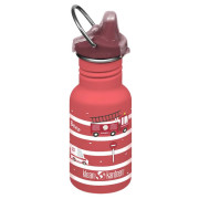 Sticlă copii Klean Kanteen Kid Classic Narrow 12oz (w/ Kid Sippy Cap) roșu Fire Trucks