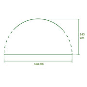 Perete lateral Coleman FastPitch™ Shelter Sunwall Door XL