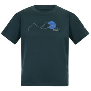 Tricou copii Regatta Alvarado Night Sky albastru închis Night Sky