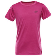 Tricou copii Alpine Pro Basiko Fuchsia