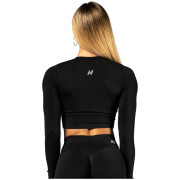 Top femei Nebbia Seamless Long Sleeve Crop Top Power