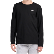 Tricou copii 4F Longsleeve F654 Deep Black negru Deep Black