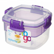 Box na potraviny Sistema Snacks TO GO 400ml violet