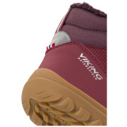 Încălțăminte de iarnă copii Viking Outdoor Footwear Rowan Barefoot Warm WP 2V Wine