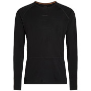 Tricou funcțional bărbați Icebreaker Men Merino 200 ZoneKnit LS Crewe negru Black