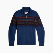 Pulover bărbați Royal Robins Arch Rock 1/4 Zip albastru Oceana Htr Kirkwood Pt