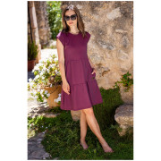 Rochie femei Drexiss Sofie Pike Wine vișiniu
