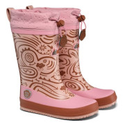 Cizme de cauciuc copii Affenzahn Rainboot Vegan Puddly Deer roz Deer