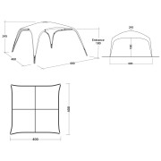 Tendă Outwell Wakefield Shelter XL