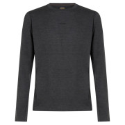 Tricou funcțional bărbați Icebreaker Men 200 MerinoFine Ace LS Crewe gri Jet Hthr-011