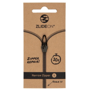 Glisor fermoar de rezervă ZlideOn Opravný jezdec pro úzké zipy - S negru black