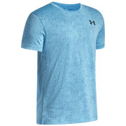 Tricou funcțional copii Under Armour UA Tech Tee Pixelate Fresco Blue