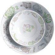 Set de boluri Brunner Pasta&Salad Bowl Set alb