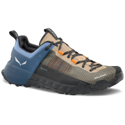 Încălțăminte turistică bărbați Salewa Wildfire Nxt Gtx M bej/albastru Quicksand/Dark Denim
