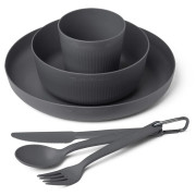 Set de veselă Sea to Summit Camp Dinnerware Set - 6 pcs gri Charcoal