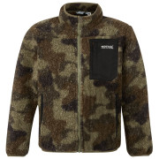 Hanorac copii Regatta Junior Frankie Warm Fleece verde închis OlivNtCamPr