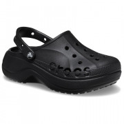 Papuci femei Crocs Baya Platform Clog negru