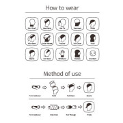 Fular multifunțional copii WAMU Khaki