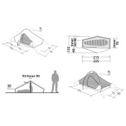 Cort turistic Robens Chaser 1 LW