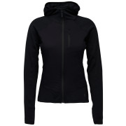 Hanorac funcțional de damă Black Diamond W Coefficient Lt Hybrid Hoody negru