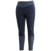 Pantaloni femei Smartwool Women's Active Fleece Wind Pant albastru închis Nghtfl/Dp Nvy