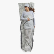 Inserție pentru sacul de dormit Sea to Summit Silk Blend Sleeping Bag Liner - Rectangular w/ Pillow Sleeve