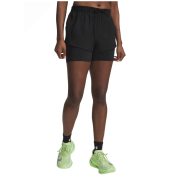 Pantaloni scurți femei Under Armour Velociti Pro 4" 2N1 Short negru Ultimate Black / / Reflective