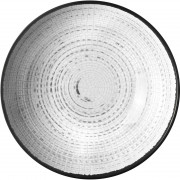 Farfurie Brunner Tivoli Deep plate alb/negru