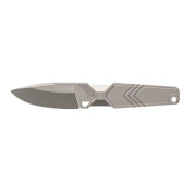 Cuțit TB OUTDOOR Monobloc Knife Impact 127 Stainless Steel argintiu