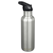 Sticlă oțel Klean Kanteen Classic 27oz (w/Flip Seal Sport) argintiu Brushed Stainless