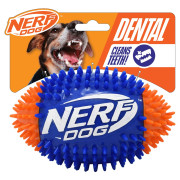 Jucărie pentru câini Nerf Dog Squeak Spike Football 15cm