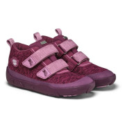Dětské barefoot boty Affenzahn Low Boot Knit Happy Otter violet Otter