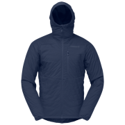 Geacă bărbați Norrona lyngen Alpha100 Zip Hood albastru închis Indigo Night