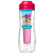 Sticlă Sistema Tritan Infuser Bottle 800ml roz Pink