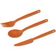 Tacâm Sea to Summit Camp Cutlery Set 3 Piece portocaliu/ Burnt Orange