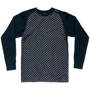 Tricou funcțional bărbați Devold Signature Merino 230 Shirt Man negru/alb INK/RAWWHITE