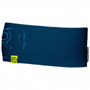 Bentiță sport Ortovox 120 Tec Logo Headband albastru