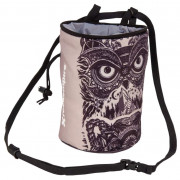 Săculeț pentru magneziu Rock Empire Chalk Bag Owl bej