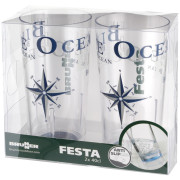 Set pahare Brunner Set Festa Blue Ocean - 2ks