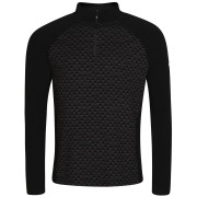 Tricou funcțional bărbați Zulu Merino 240 Zip Long negru Black