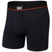 Boxeri Saxx Non-Stop Stretch Cotton Boxer Brief Fly negru