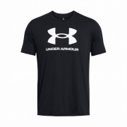 Tricou bărbați Under Armour Sportstyle Logo Update SS negru/alb Black/White