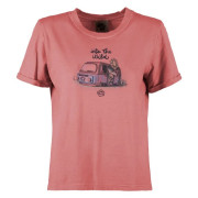 Tricou femei E9 Wild Women's roșu Flamingo